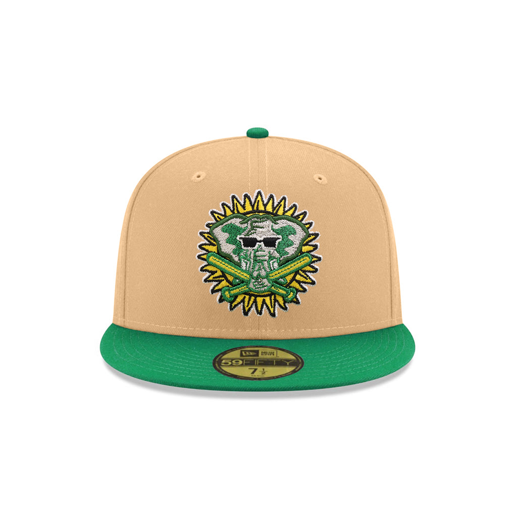 Oakland Athletics Candied Pecan Green 2 Tone Hohokam Stadium SP 59Fifty Fitted