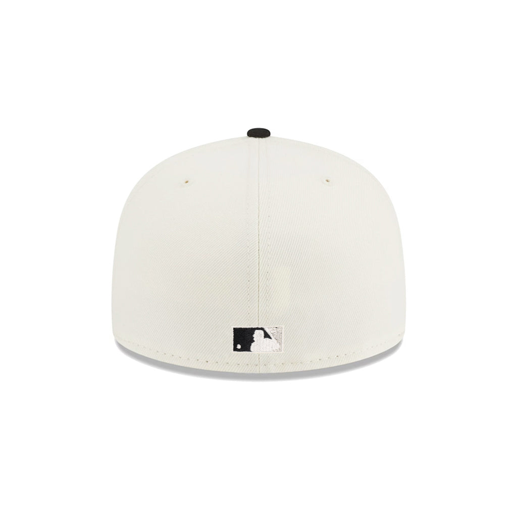 Oakland Athletics Upside Down Chrome Black 2 Tone 50th Anniversary SP 59Fifty Fitted
