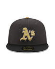 Oakland Athletics Graphite Black 2 Tone 1989 World Series SP 59Fifty Fitted