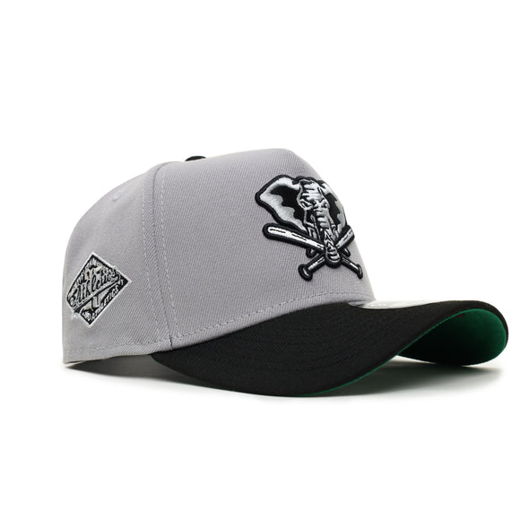 Oakland Athletics Gray Black 2 Tone 25th Anniversary SP Black 9Forty A-Frame Snapback