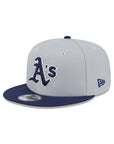 Oakland Athletics Gray Navy 2 Tone 9Fifty Snapback