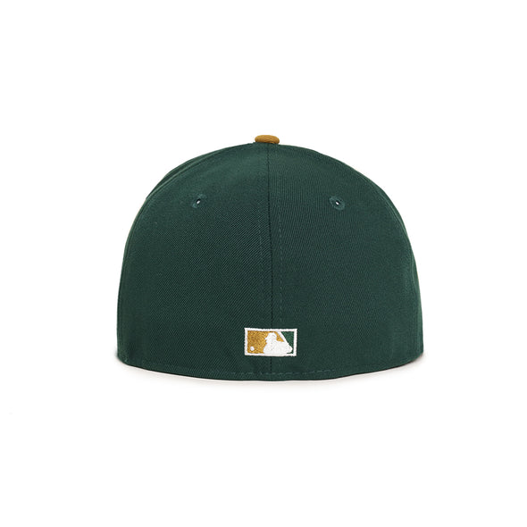 Oakland Athletics Dark Green Gold 2 Tone 50th Anniversary SP 59Fifty Fitted