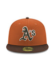 Oakland Athletics Rust Walnut 1989 World Series SP 59Fifty Fitted