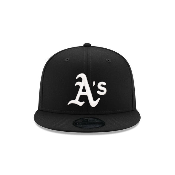 Oakland Athletics Black on White 9Fifty Snapback