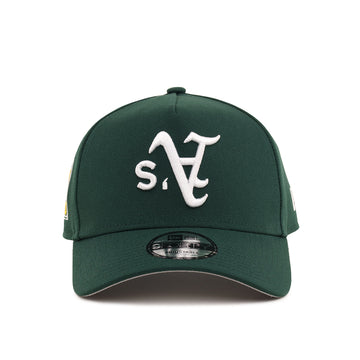 Oakland Athletics Upside Down Rickey Henderson SP Green 9Forty A-Frame Snapback