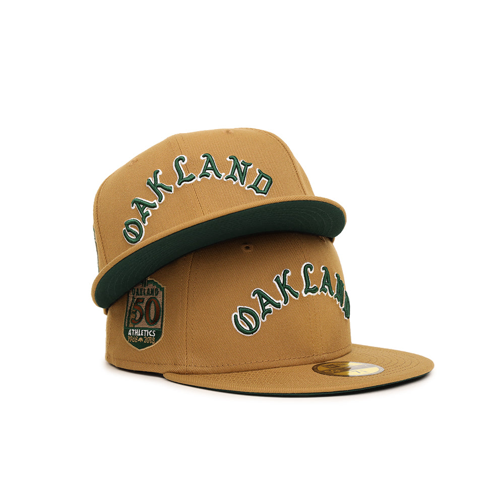 Oakland Athletics New Era 40th Anniversary Wheat Undervisor