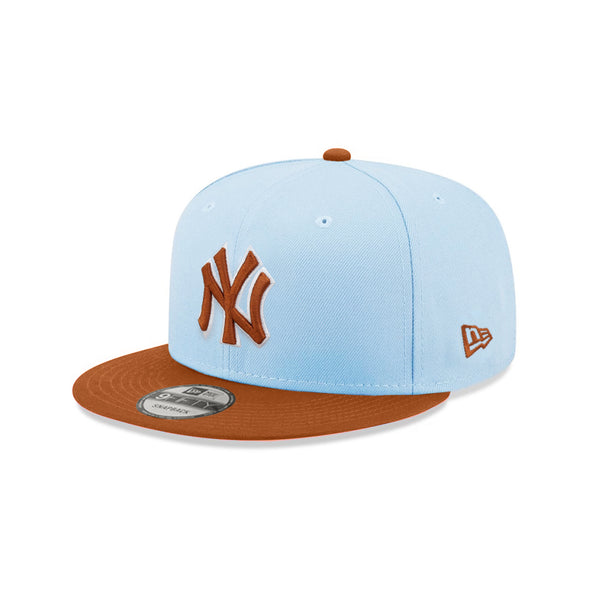 New York Yankees Color Pack Light Blue Rust Orange 2 Tone 9Fifty Snapback