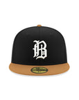 Birmingham Barons MILB Black Bronze 2 Tone Southern League SP 59Fifty Fitted