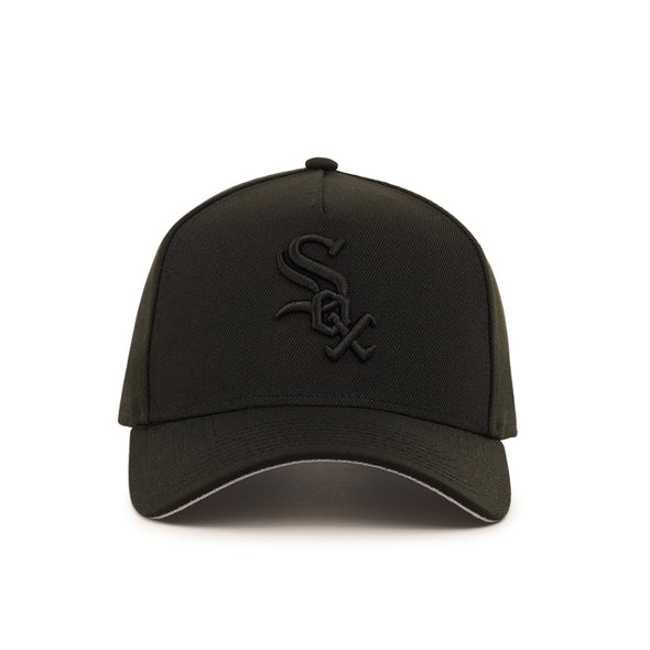 Chicago White Sox Black On Black 9Forty A-Frame Snapback