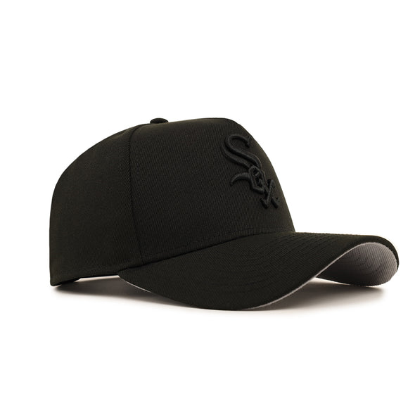 Chicago White Sox Black On Black 9Forty A-Frame Snapback