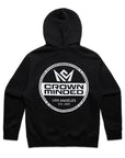 CrownMinded Twin Shot Established Heavy Weight 2 Way Zip Up Hood