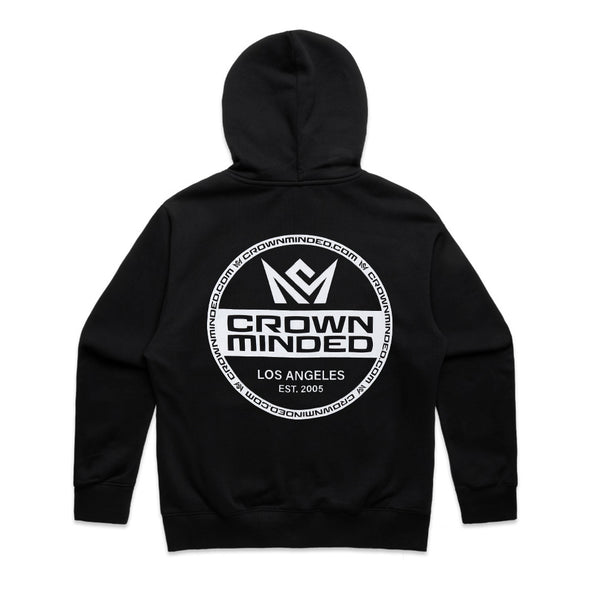 CrownMinded Twin Shot Established Heavy Weight 2 Way Zip Up Hood