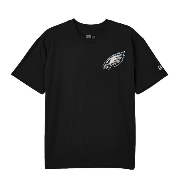 New Era Philadelphia Eagles Back Shot Black Tee