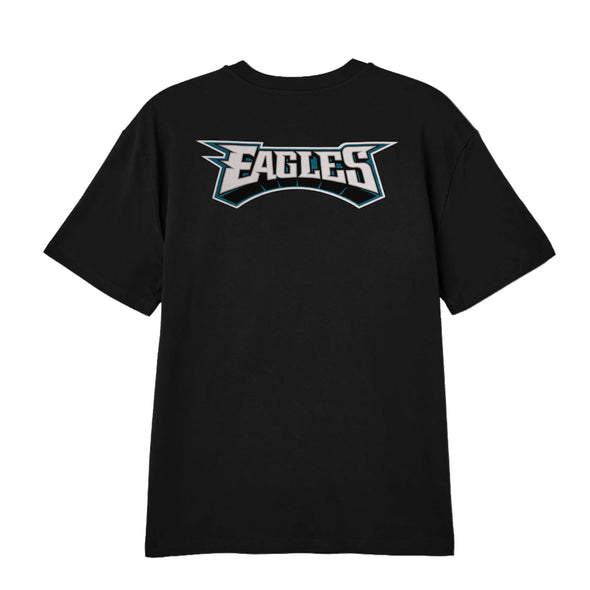 New Era Philadelphia Eagles Back Shot Black Tee