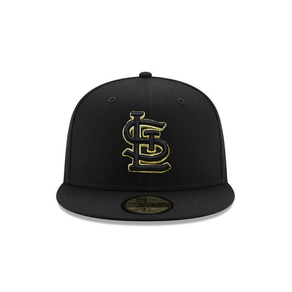 St. Louis Cardinals Black Metallic Gold 2006 World Series SP 59Fifty Fitted