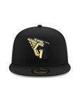 Cleveland Guardians Black Metallic Gold Progressive Field SP 59Fifty Fitted