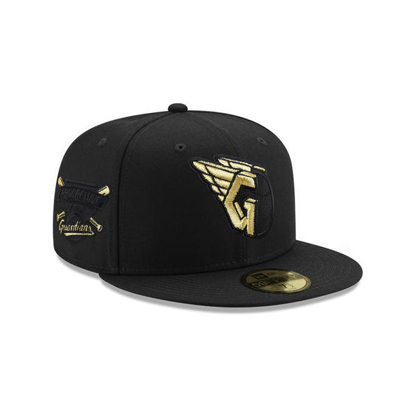 Cleveland Guardians Black Metallic Gold Progressive Field SP 59Fifty Fitted