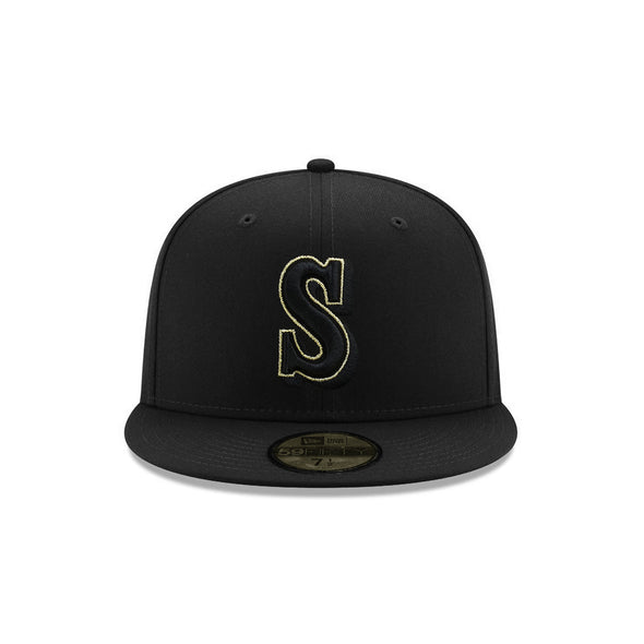 Seattle Mariners Black Metallic Gold 30th Anniversary SP 59Fifty Fitted