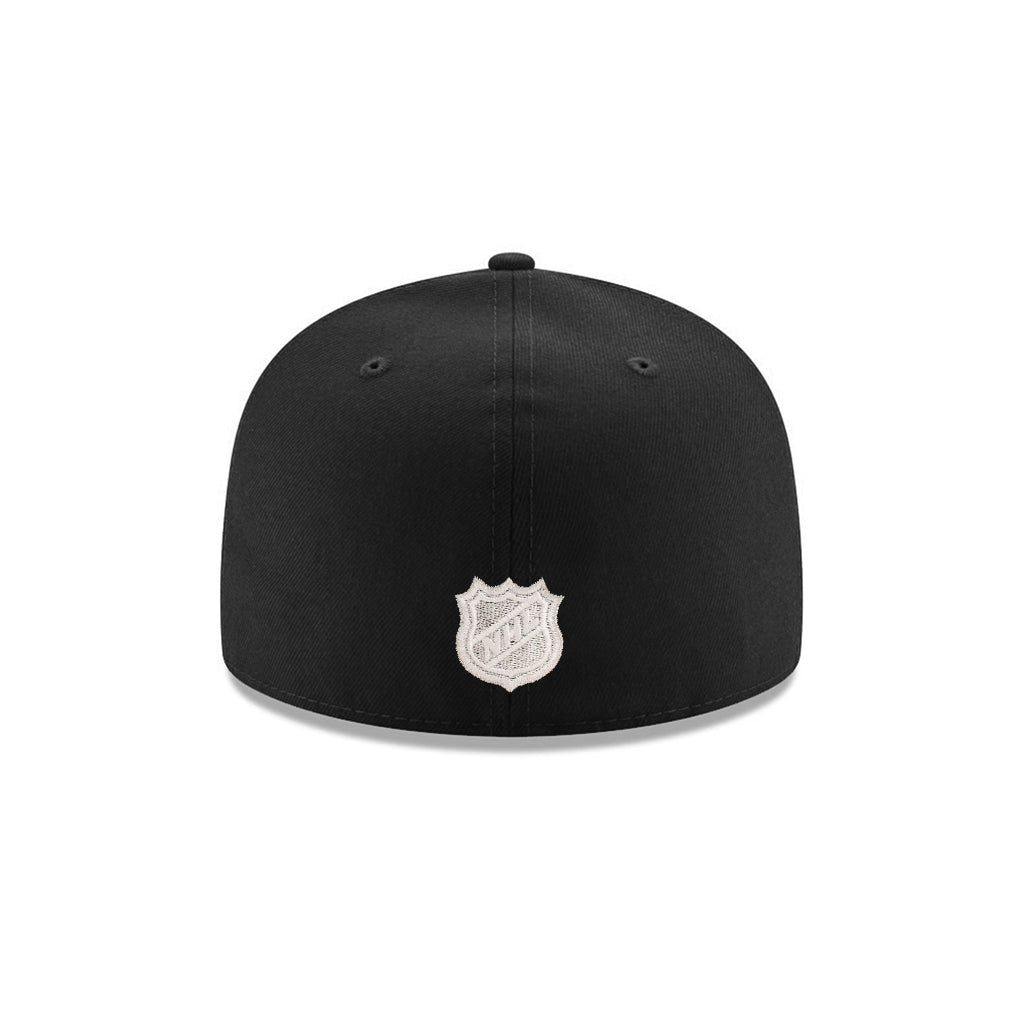 Chicago Blackhawks Black On White Chief Logo SP 59Fifty Fitted