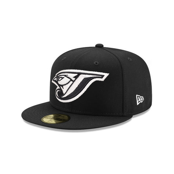 Toronto Blue Jays Black on White 59Fifty Fitted