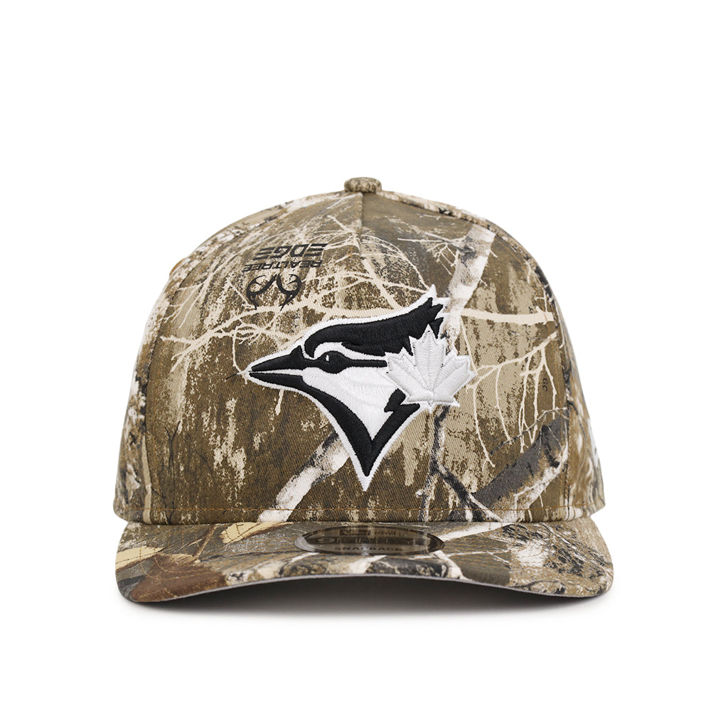 Toronto Blue Jays Real Tree On White 9Fifty A-Frame Snapback