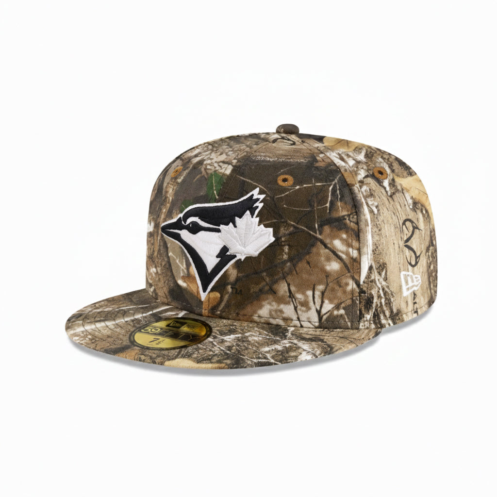 Toronto Blue Jays Real Tree On White 59Fifty Fitted