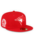 Toronto Blue Jays Scarlet Red White 1991 All Star Game Side Patch 59Fifty Fitted
