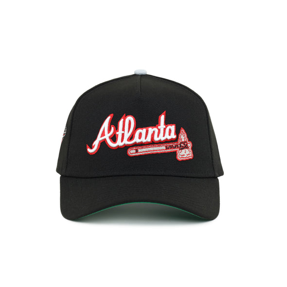 Atlanta Braves Black 1992 World Series SP 9Forty A-Frame Snapback