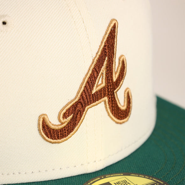 Atlanta Braves Chrome Green 2 Tone 30th Anniversary SP 59Fifty Fitted