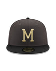 Milwaukee Braves Graphite Black 2 Tone 1957 World Series SP 59Fifty Fitted