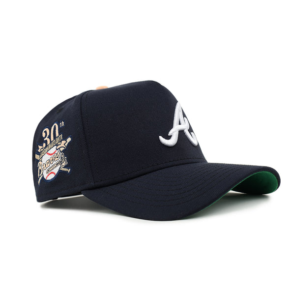 Atlanta Braves Navy 30th Anniversary SP 9Forty A-Frame Snapback