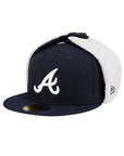Atlanta Braves Dog Ear Team Color 59Fifty Fitted