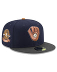 Milwaukee Brewers Navy Graphite 2 Tone 1982 American League Champions SP 59Fifty Fitted