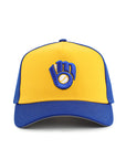 Milwaukee Brewers Cooperstown 9Forty A-Frame Team Color Snapback