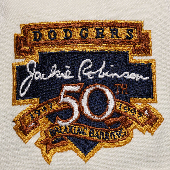 Brooklyn Dodgers Script Chrome Blue 2 Tone Jackie Robinson 50th Anniversary SP 9Fifty Snapback