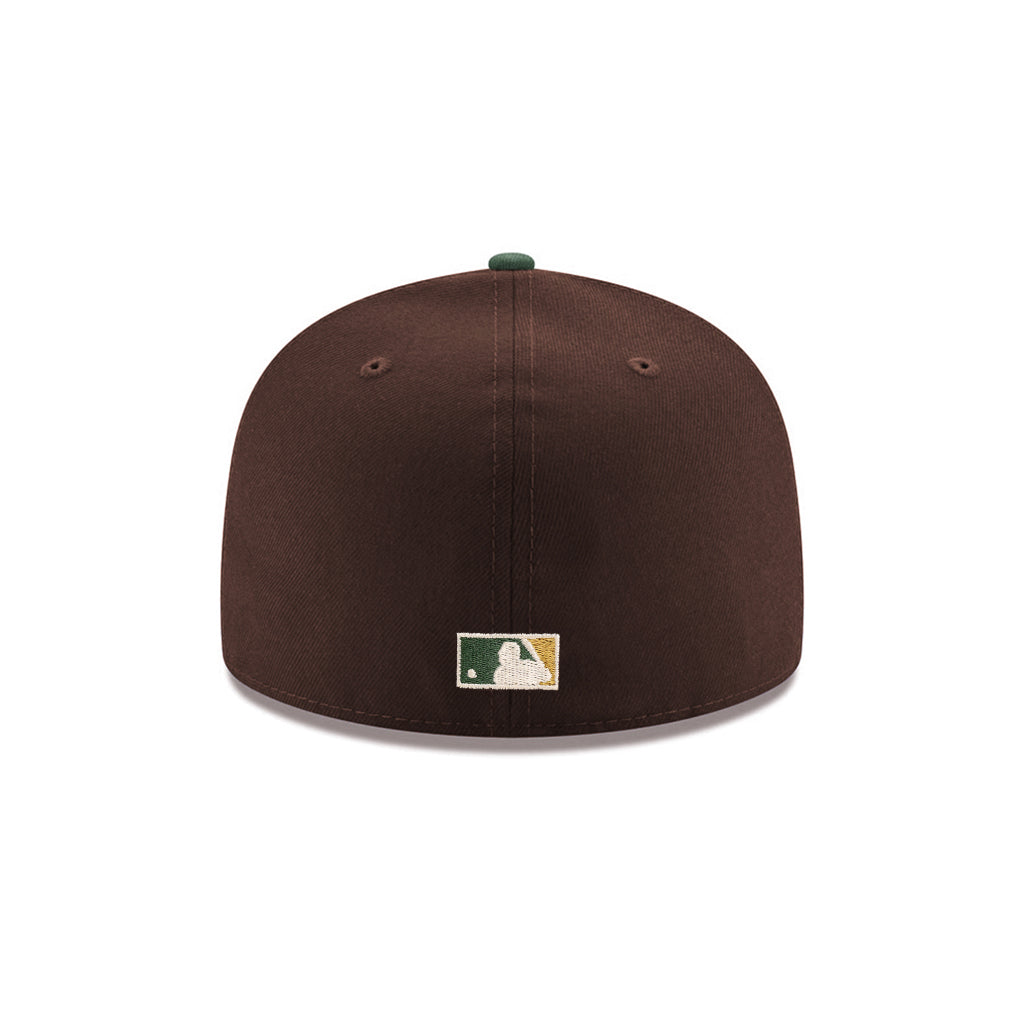Oakland Athletics Brown Pine Green 2 Tone 1989 World Series 59Fifty Fitted