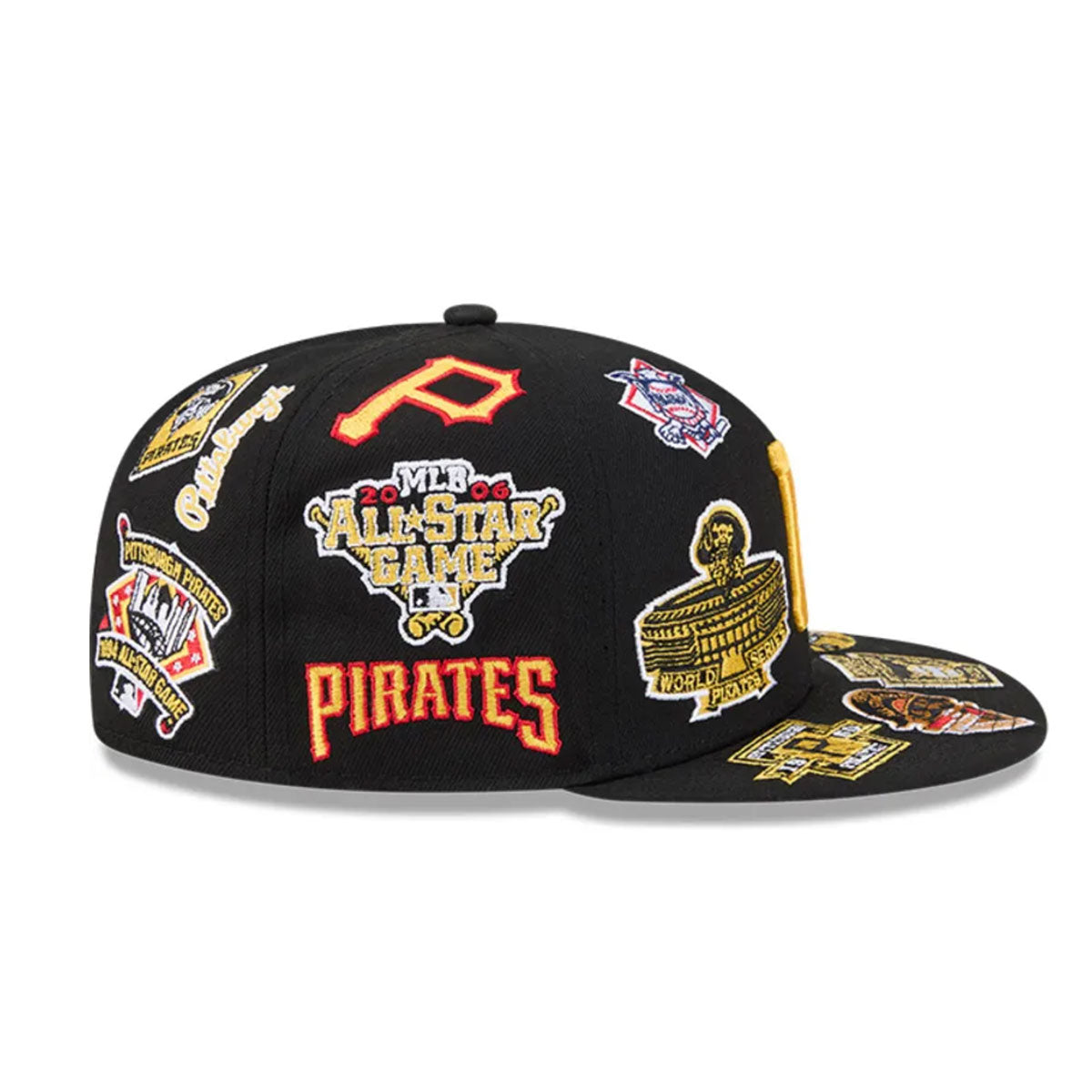 Pittsburgh Pirates All Over Team Color 59Fifty Fitted