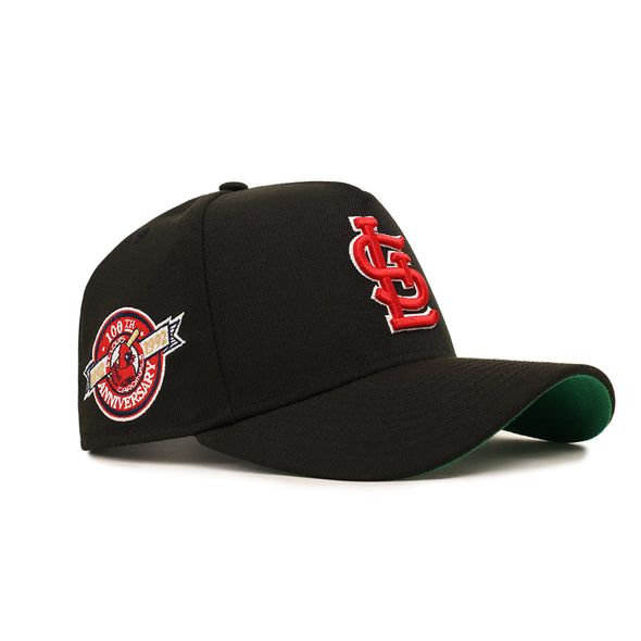 St. Louis Cardinals 100th Anniversary SP Black 9Forty A-Frame Snapback