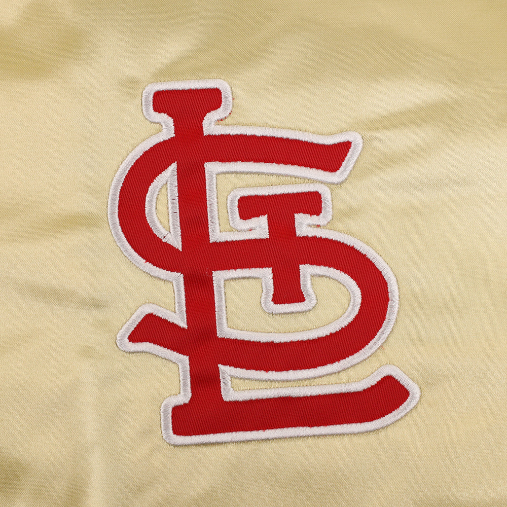 Mitchell &amp; Ness St. Louis Cardinals Lightweight Gold Satin Jacket
