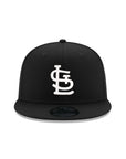 St. Louis Cardinals Black on White 9Fifty Snapback