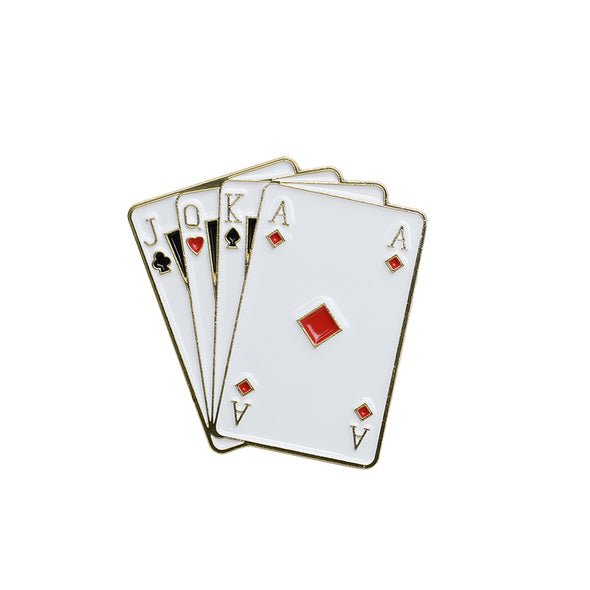 CrownMinded Deck Of Cards Pin