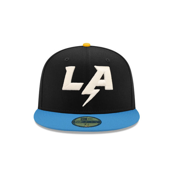 Los Angeles Chargers Black Blue 2 Tone 50th Anniversary SP 59Fifty Fitted