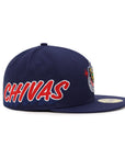 Mexico Chivas Guadalajara Side Script Team Color 59Fifty Fitted