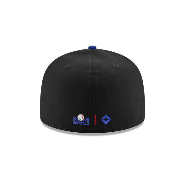 Charros De Jalisco Club De Beisbol Black Royal Mexico Flag SP 59Fifty Fitted