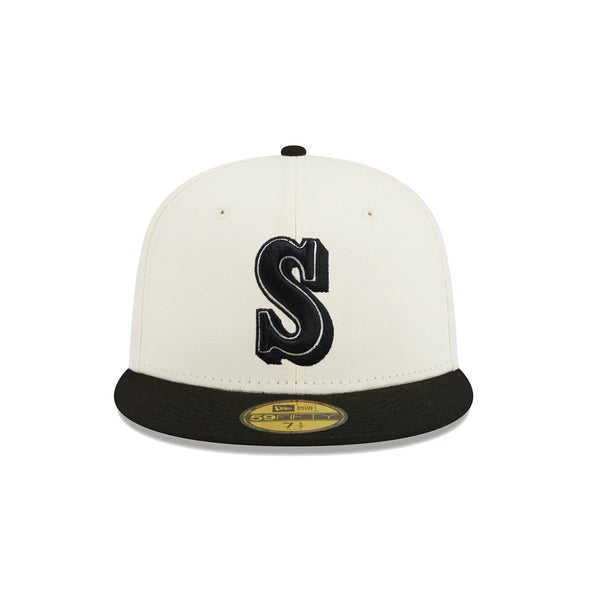 Seattle Mariners Chrome Black 2 Tone 30th Annviersary SP 59Fifty Fitted