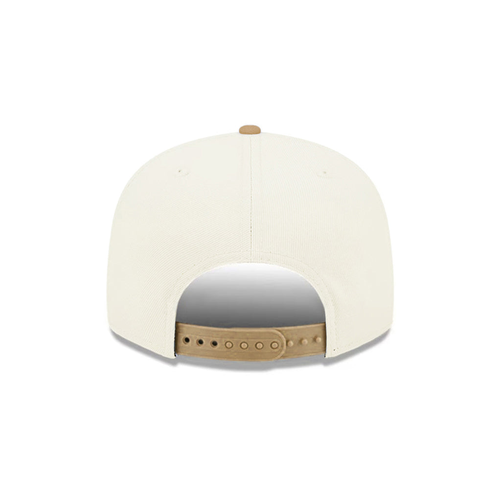 Los Angeles Dodgers Chrome Khaki 2 Tone 2024 World Series Champions SP 9Fifty A-Frame Snapback