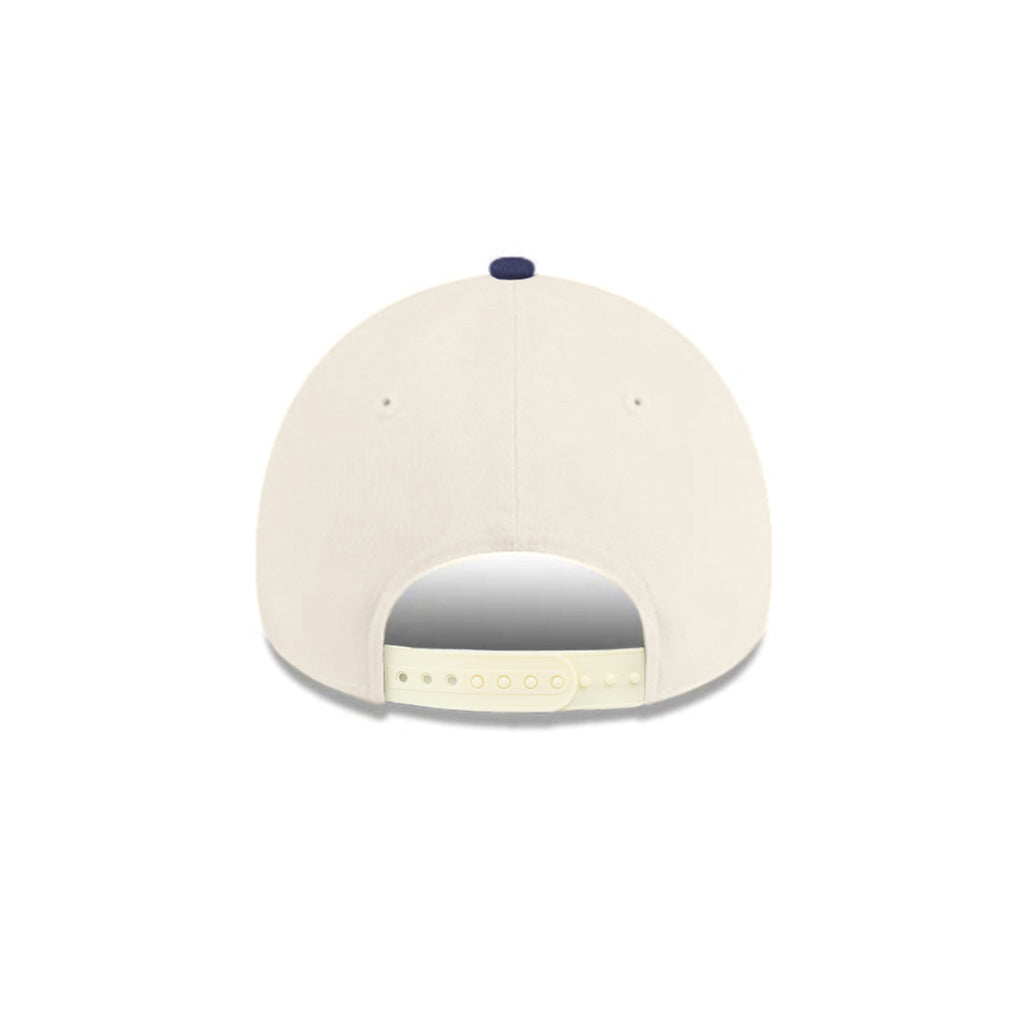 Los Angeles Old English Chrome Oceanside Blue 9Forty A-Frame Snapback