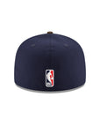 Los Angeles Clippers 2 Tone Navy Walnut Nautical Wheel SP 59Fifty Fitted