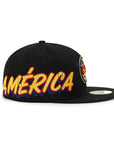 Mexico Club America Side Script Black Team 59Fifty Fitted