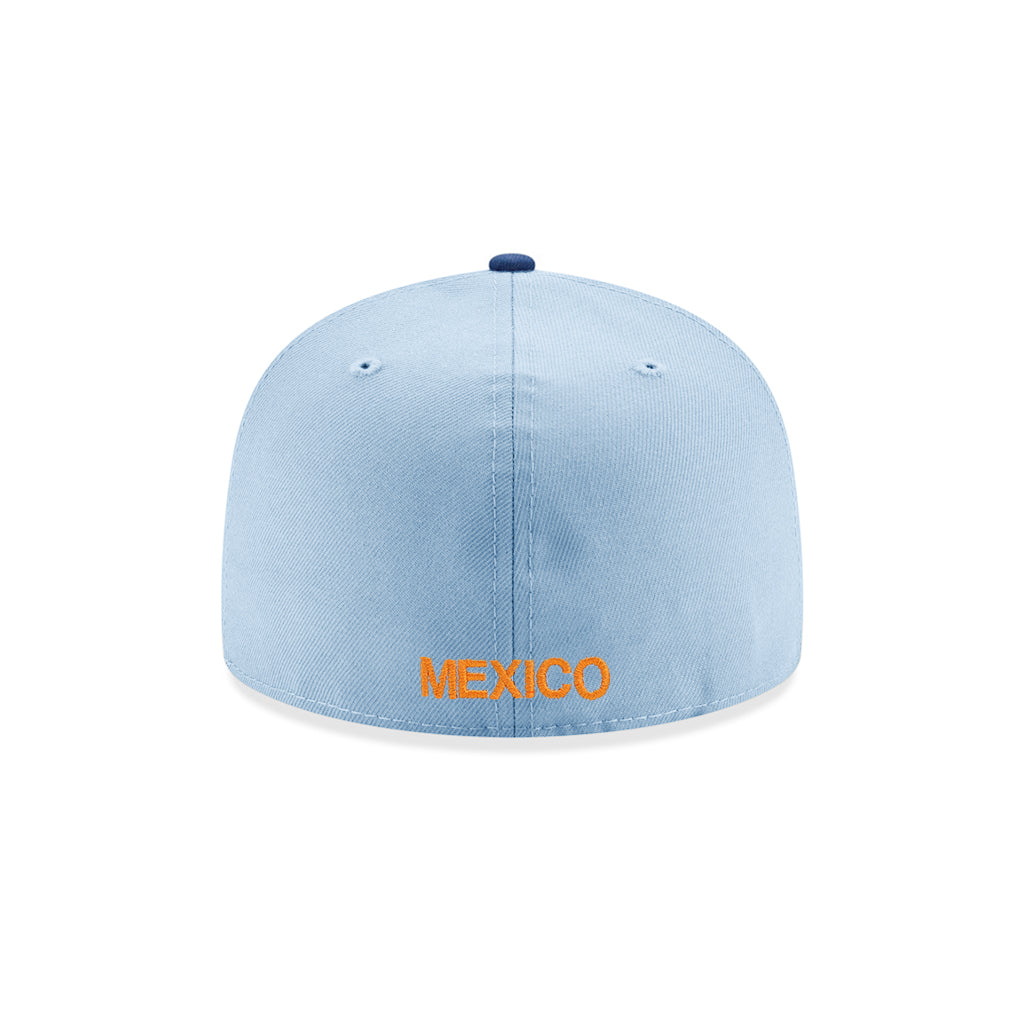 CrownMinded X Mexico 2 Tone Blue Aztec Calendar SP 59Fifty Fitted